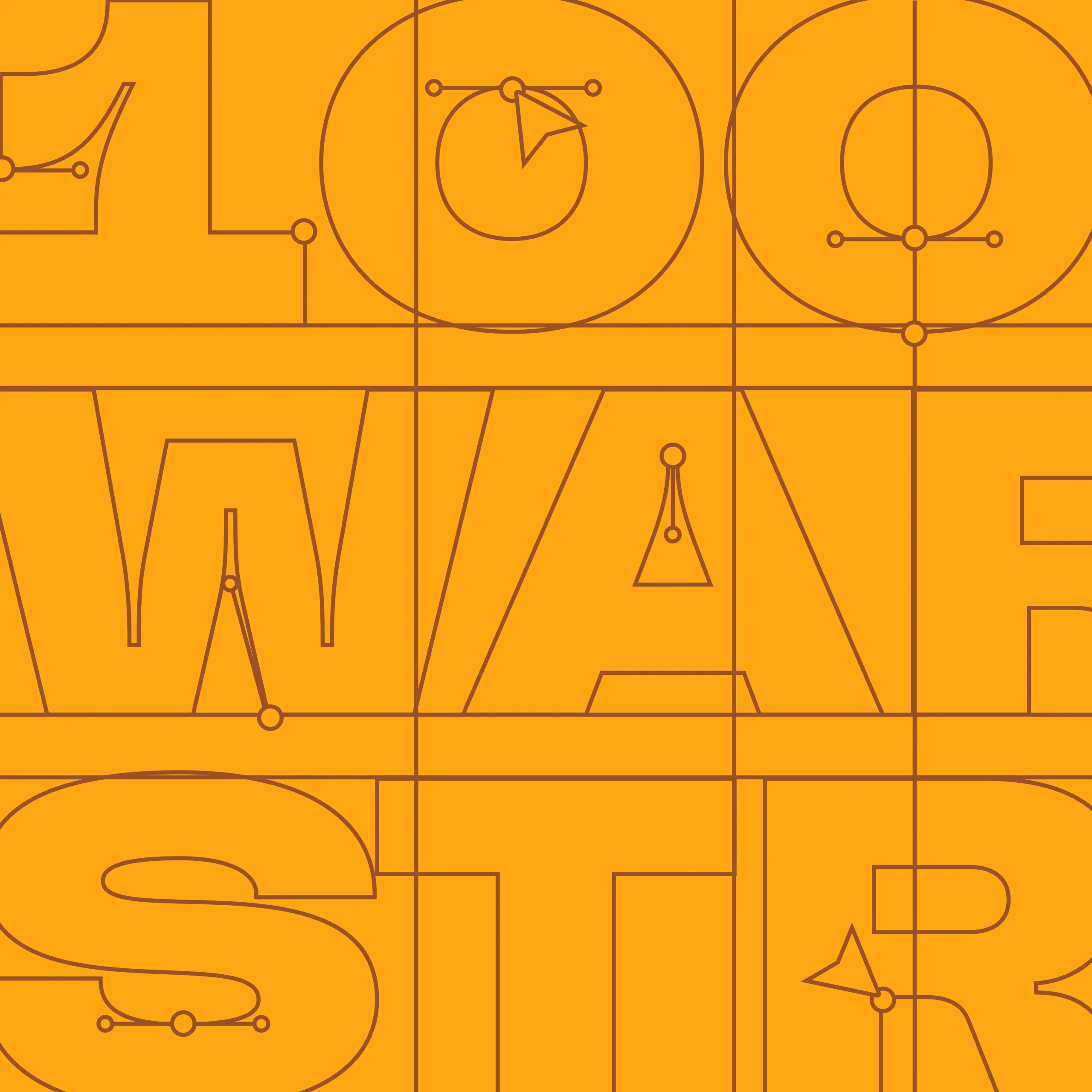 100 Wardour Street text style