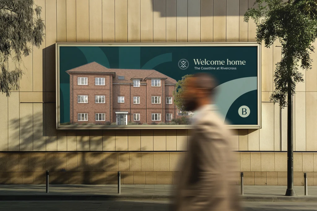 Billboard showcasing Bargate development
