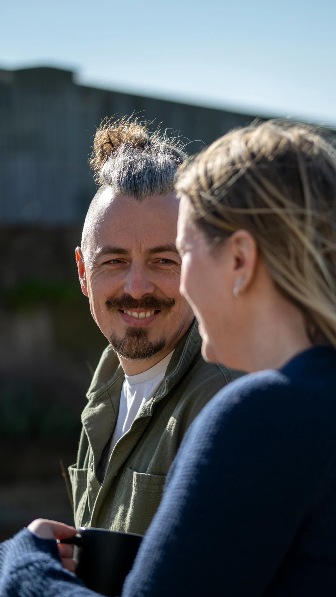 Ben smiling a Charlotte