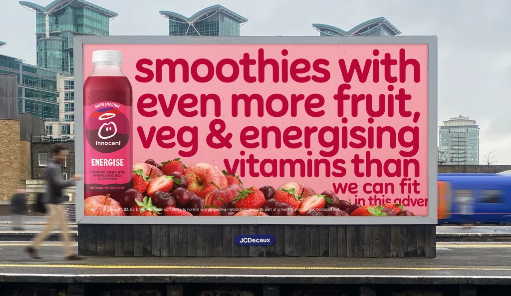 Innocent smoothies billboard