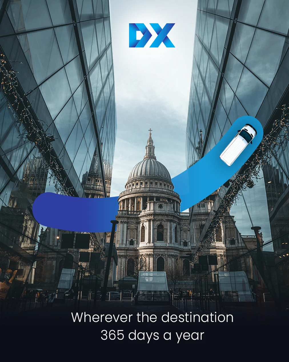 DX poster with St Paul's Cathedral