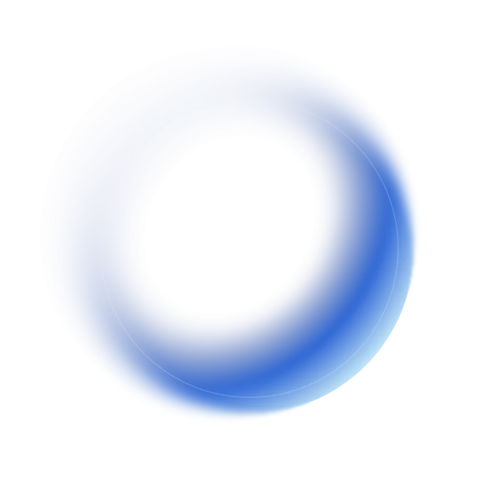 Circle with blue glow
